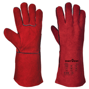 LithiumSafe Kevlar-brandwerende handschoenen voor lithiumbatterijen met een beschermende mouw van 40 cm