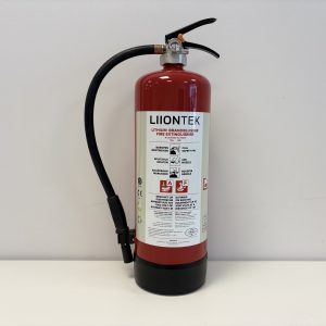 Liiontek Brandblusser 6L NTA 8133 PFAS-vrij Lithium Beste getest wereldrecord